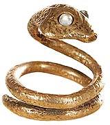 Bijou de sexe masculin -serpent en bronze - Rosebuds