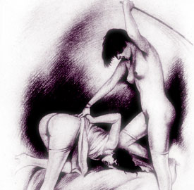 Flagellation - dessin de Reunier 