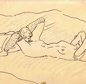 Albert Marquet - Dessin &eacute;rotique - Encre - 20,7 x 26,7cm