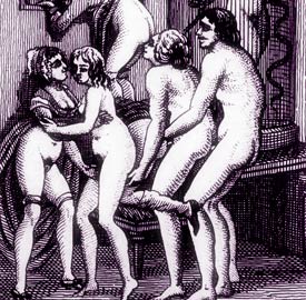 illustration &eacute;dition hollandaise des oeuvres de Sade - 1789  